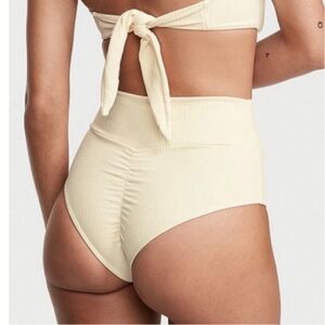 New! Montce Paula ribbed high waisted scrunch butt bottoms 27901